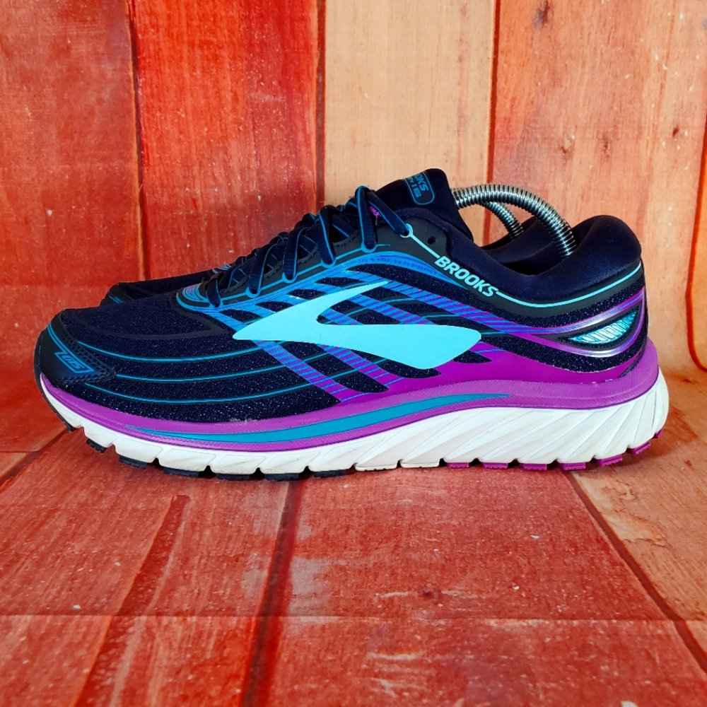 Brooks Women's Black Teal Purple Running Shoes